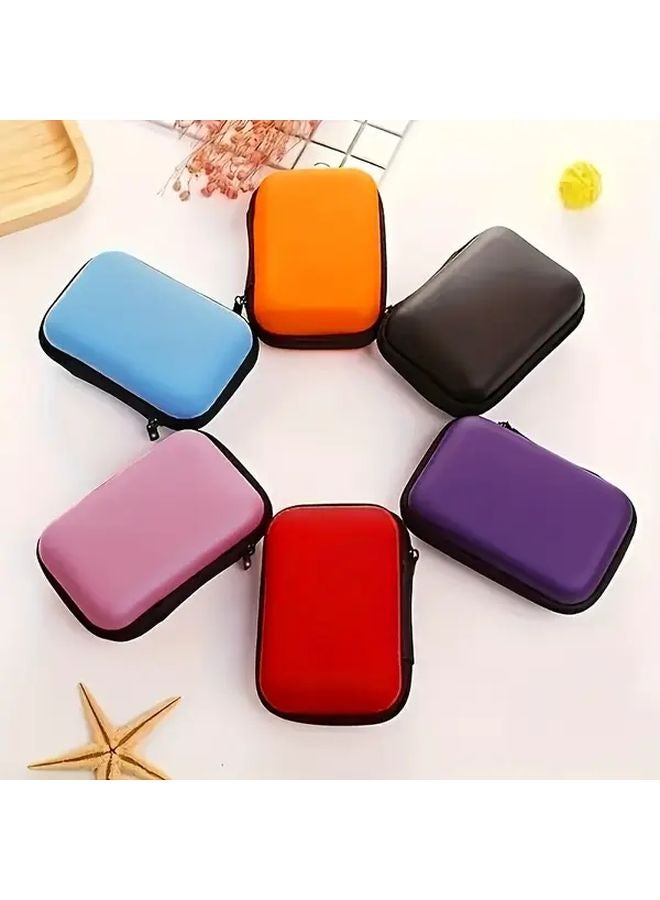 Blue EVA Wireless Headphone Storage Case Zipper Shockproof Protective Box for AirPods - Image 2